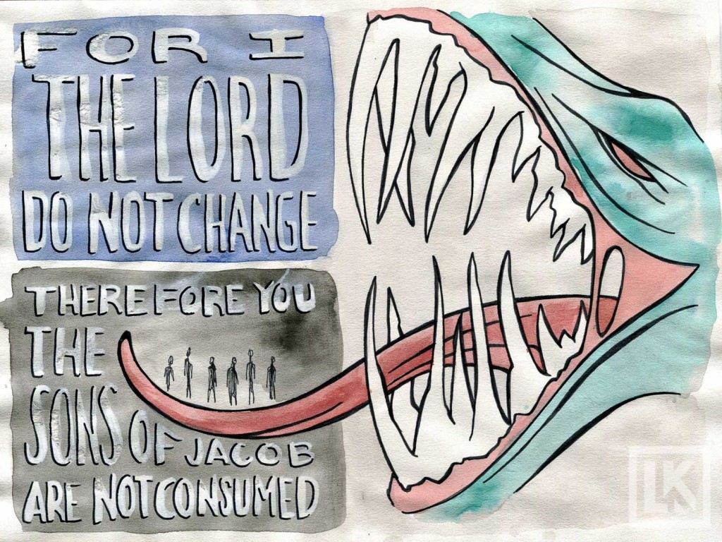 Malachi 3:6 Bible verse art