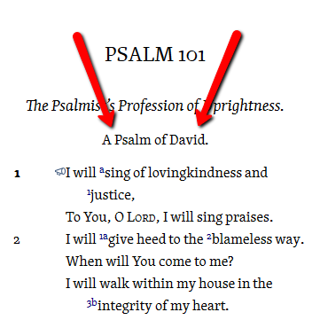 david bible psalms