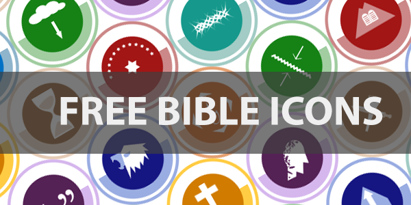 Free Bible icons for every book of the bible