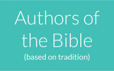 The 35 Authors Who Wrote the Bible [Chart + Illustrations]